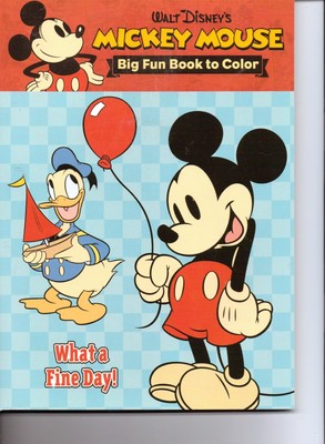Mickey Mouse großes lustiges Buch zum Ausmalen ~ Was für ein schöner Tag! (Walt Disn