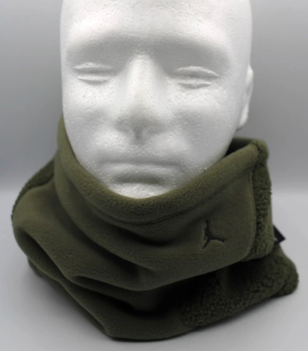 Nike Jordan Neck Warmer Men's PolarTec Fleece Olive/Black | eBay