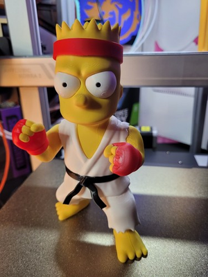 #ad Bart Simpson Martial Arts Figure $19.99