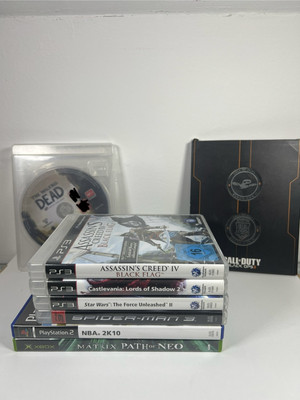 PlayStation 2, 3 & Xbox Spiele Sammlung inkl. Spider-Man, Black Ops 2 Coins Etc.