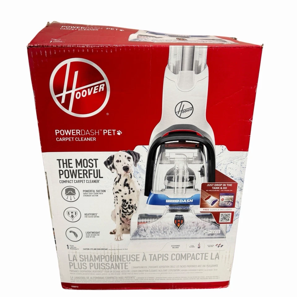 Hoover PowerDash Haustier Teppichreiniger PowerSpin Dual Tank Staubsauger