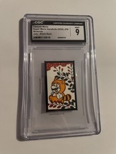 CGC Mint 9 Super Mario Hanafuda - Tanooki Mario - 2020 July Black Back Japanese