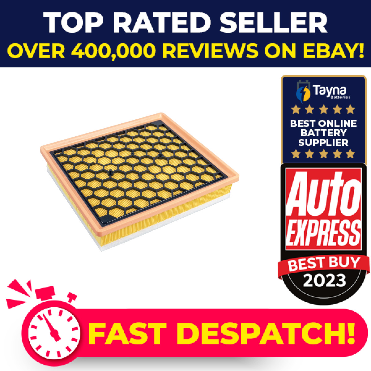 Air Filter fits SAAB 9-5 YS3G 1.6 10 to 12 A16LET Blue Print 013319421 0834125