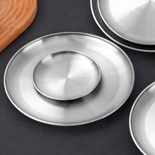 Ensemble de vaisselle fonctionnel en acier inoxydable pour camping pour salle à