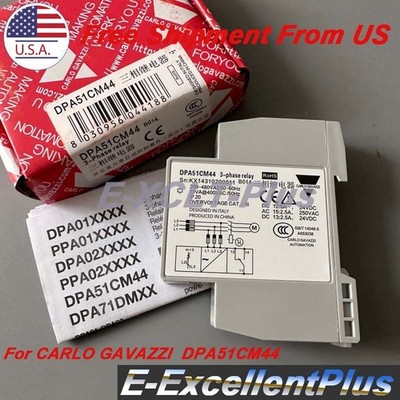 For Carlo Gavazzi DPA51CM44 Three-Phase Sequence Protection Relay US Shipping
