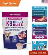 Dog Digestive Support Powder - K9 Belly Bliss, Chicken Flavor, 30 Daily Servings