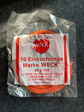 WECK Einkochringe für RR 100, 10 Stück OVP