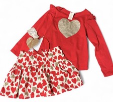Tommy Bahama-Toddler Girls Hearts Skirt Set w/Headband 4T, NWT