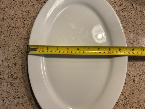 Mainstays 14” Serving Platter White Oval - Bild 6 von 6