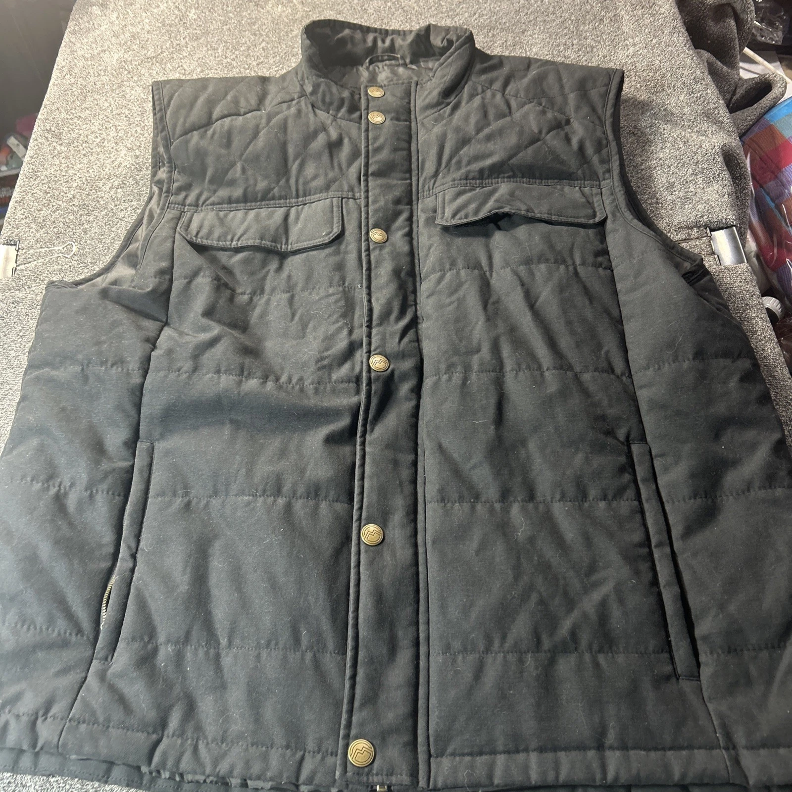 Men's Magellan Outdoors Hickory Canyon Vest Black Size 2xl Black