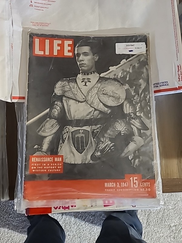 LIFE Magazine March 3, 1947 – Renaissance Man Cover – Duncan Phyfe Furniture