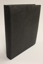 New York Loose Leaf Corp 3 Ring Binder - US Government - Black - Width: 1.5"