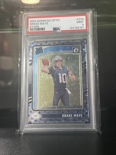 2024 Panini Donruss Optic - Rated Rookie Drake Maye #229 Stars (RC) PSA 9!