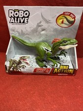ZURU Robo Alive Dino Action Raptor Move Roar Real Dino With Box