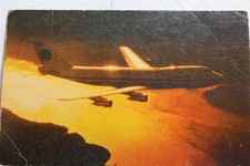 Pubblicità Pan Am 747 Cartolina Vecchia Cartolina d'epoca Vista Standard Souvenir Posta PC