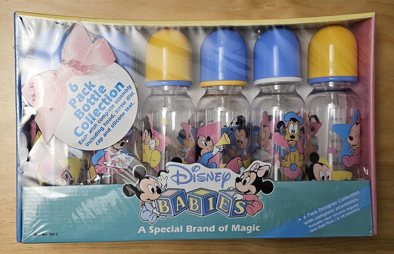 6-Pack Bottle Collection Disney Babies Mickey Mouse & Friends New In Packaging