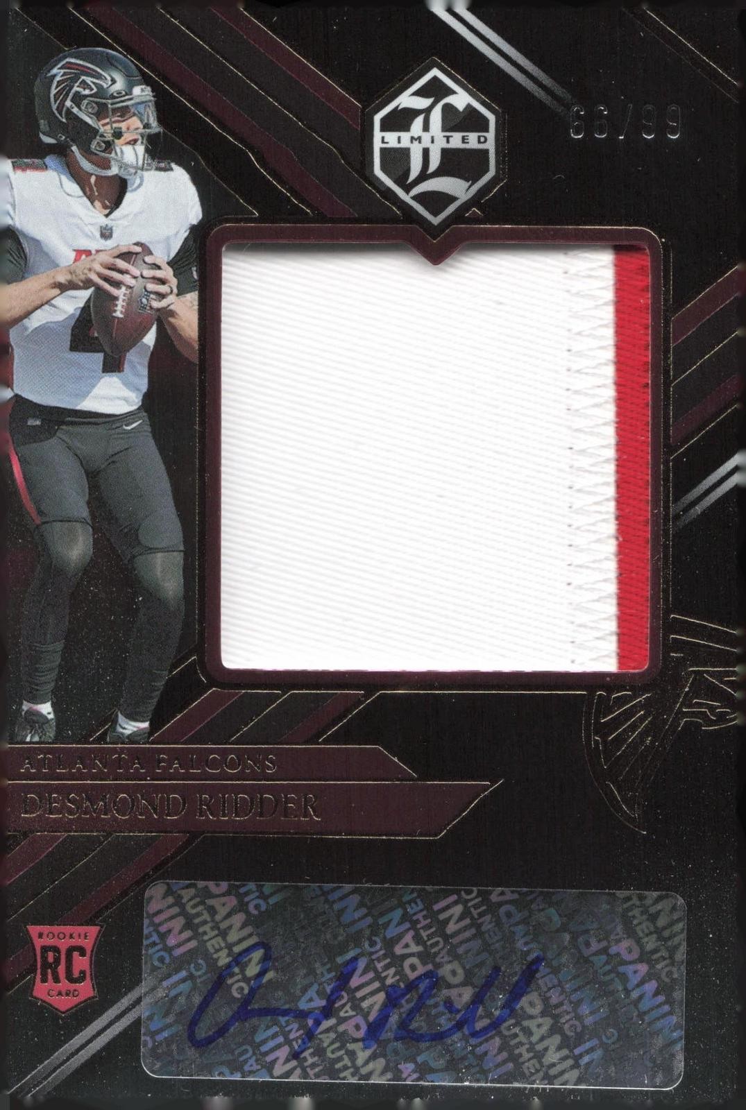 2022 Panini Limited Desmond Ridder #/99 #146 RC AU