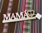 Wood Sign “Mama Un Hombre Que Significant Amor”. New — photo 7