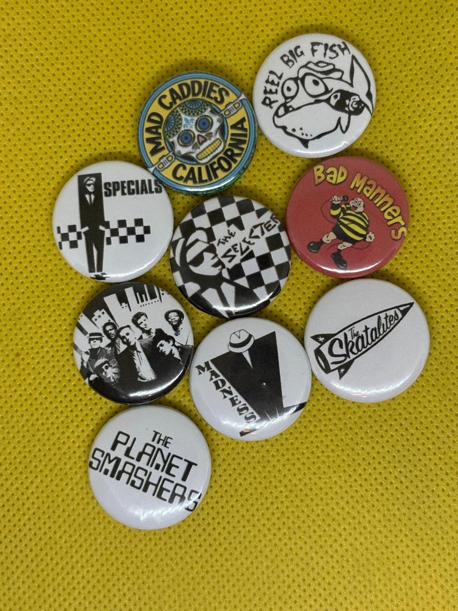 2-Tone Records - 25mm Rude Boy, Ska & Mod Button Badge With Fridge Magnet Option - Foto 9