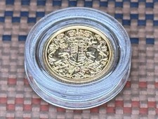 2022 Gold Sovereign Quarter Queen Elizabeth II Memorial Bullion Coin KCIII 22ct