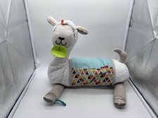 Fisher Price Llama Grow with Me Tummy Time Pillow Plush Infant Baby Toy