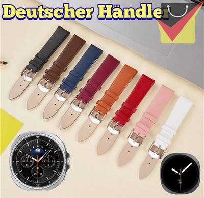 Echtleder Armband für Samsung Galaxy Watch 8 Classic 46mm / 40mm/ 44mm smart