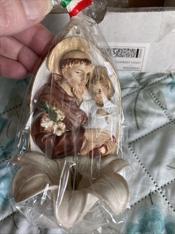 St. Anthony With Jesus Wall Hanging