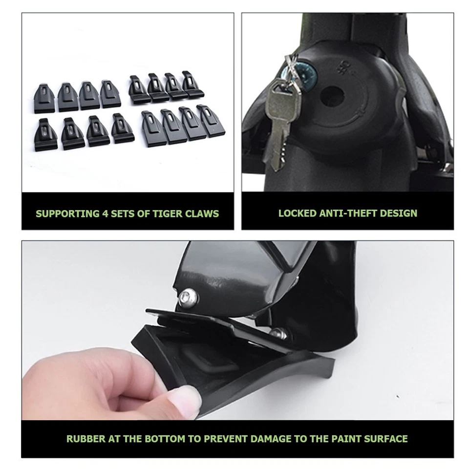 2 barras transversales portaequipajes adecuadas para Hyundai Sonata 2020-2024 Foto 3 de 4