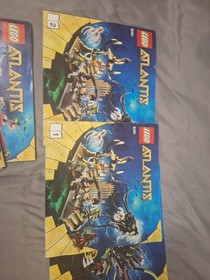 LEGO Atlantis Instructions Manual Lot 8061 8079 8075(2) 8058 8076 7978