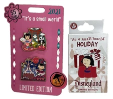 Disney 2021 It's A Small World 55th Anniversary China & France & Holiday Mystery