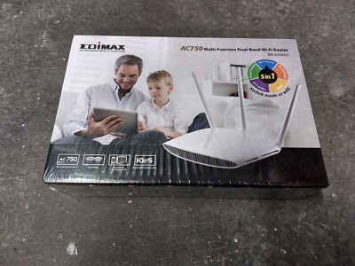 Edimax AC750 Multi-Function Concurrent Dual-Band Wi-Fi Router BR-6208AC