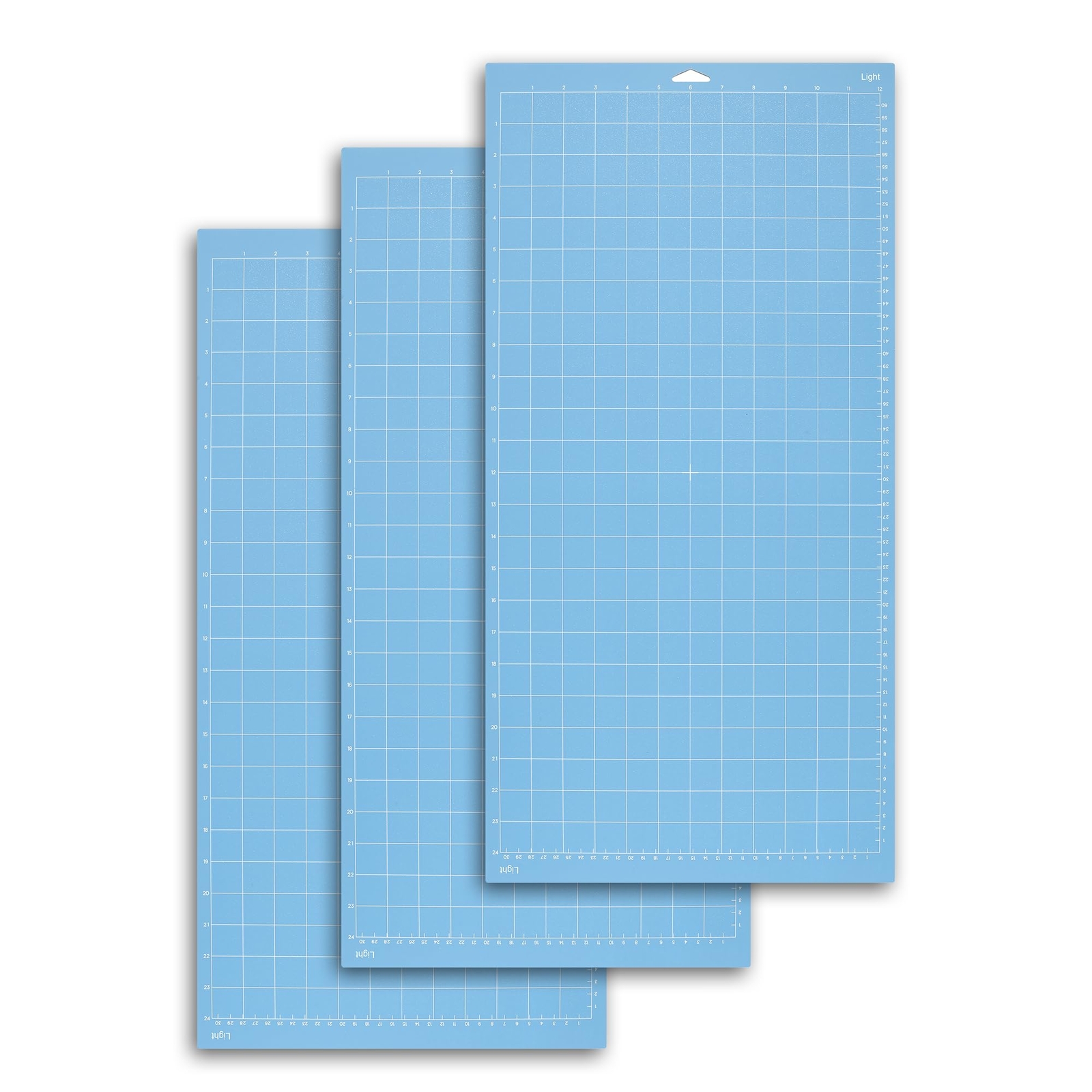 12x24in 3pcs Light Grip Cutting Mats for Cricut Maker/Explore 3/Air 2
