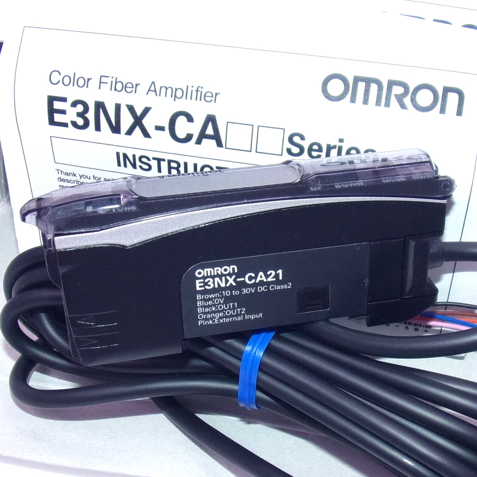 Omron 10-30VDC NPN Output Smart Color Fiber Amplifier Unit E3NX-CA21 - Image 2 of 4