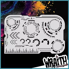 Tech Maker #2 - Reusable Airbrush Stencil Template
