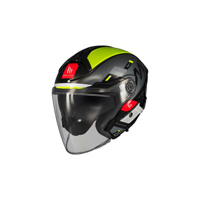 Jethelm MT HELMETS COSMO SV SILENCE B3 orange/schwarz glänzend