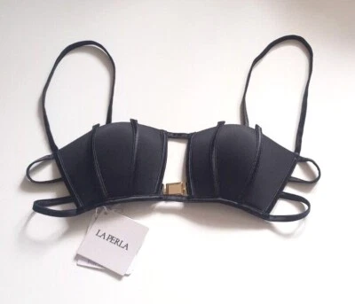LA PERLA GRAPHIQUE COUTURE HAUT BIKINI COQUES TAILLE XS ou 1B ( FR85B, EU70B) - Photo 1/4