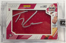 Trey Lance 2021 Panini Instant Clear Vision Jersey RC Autograph Auto #'d 7/10