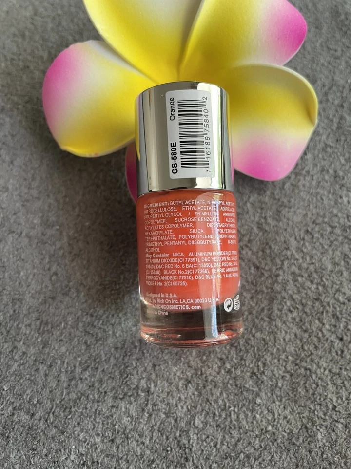 Esmalte brillo efecto gel Princessa, rojo, naranja, amarillo, azul, azul real (precio de 1 Foto 4 de 4