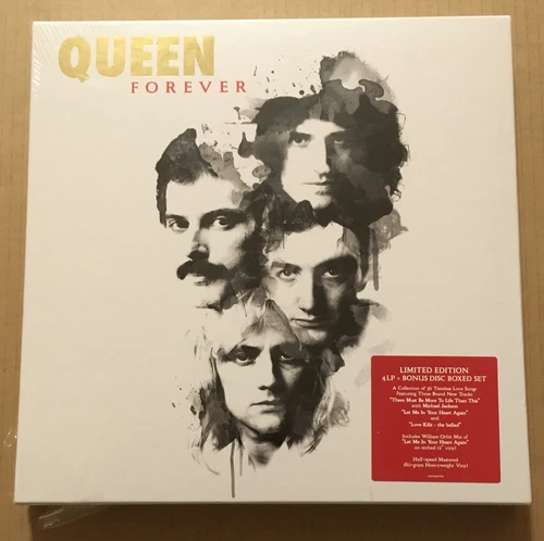 QUEEN Forever w/ MIX & UNRELEASED  180 GRAM 5 LP VINYL BOX SET SEALED & ETCHED