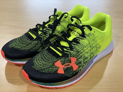 UA Velociti Racer  High Vis Yellow  Unisex Men Sz. 9 Women Sz 10.5 NWOB.