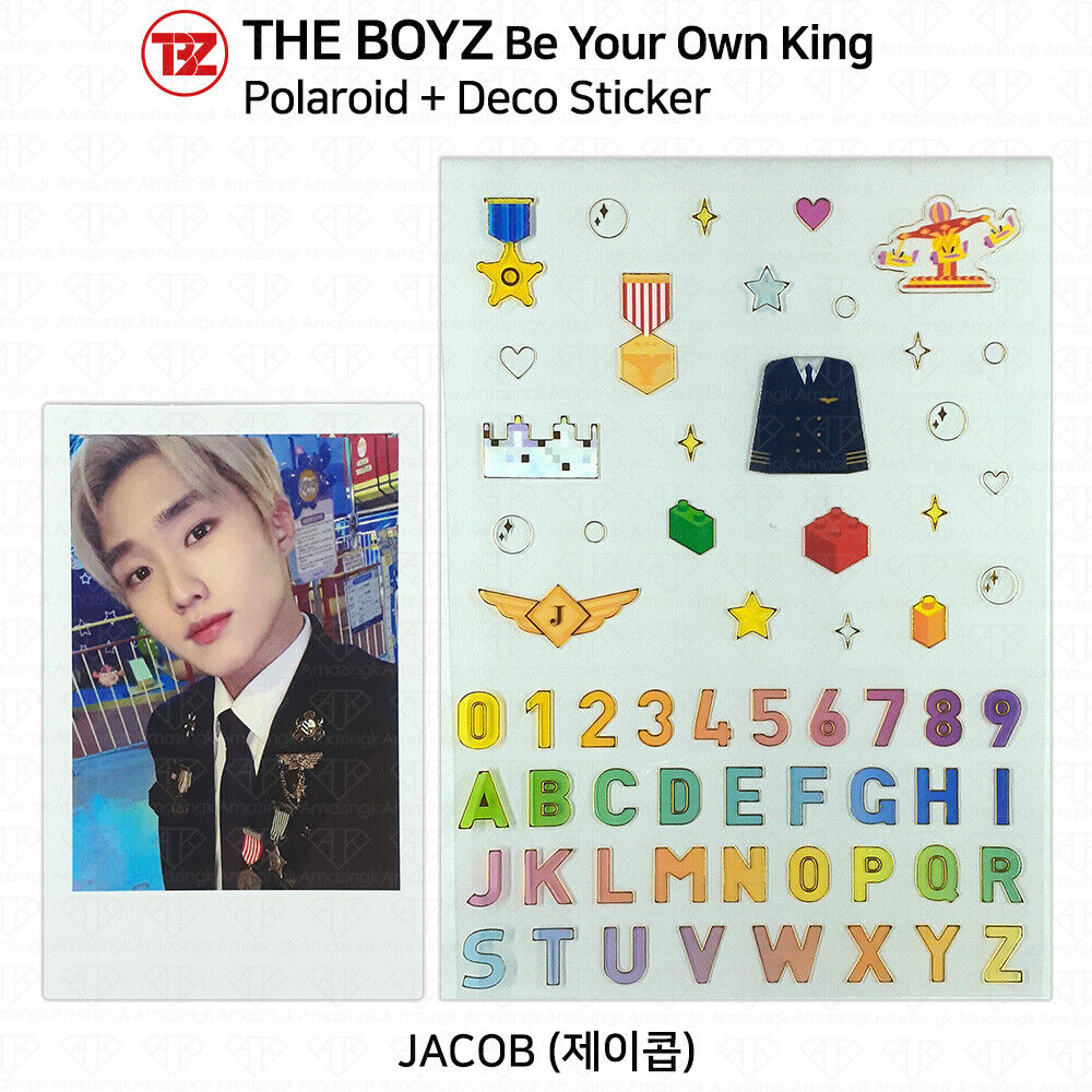 The Boyz Be Your Own King Polaroid Photocard with Deco The Boyz Be Your Own King Polaroid Photocard with Deco