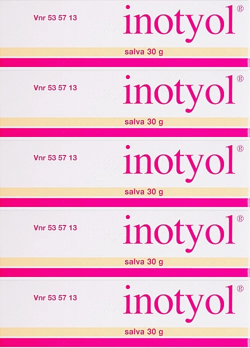 Inotyol Ointment Diaper Rash Treatment 5-pack (5x30g) - Red Skin Treatment
Opens in a new window or