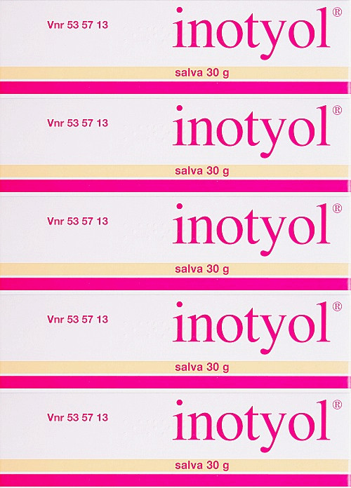 Inotyol Ointment Diaper Rash Treatment 5-pack (5x30g) - Red Skin Treatment