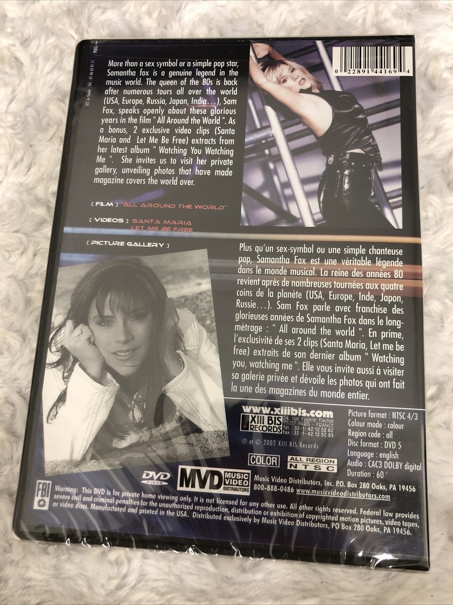 NEW Samantha Sam Fox All Around The World DVD SEALED RARE