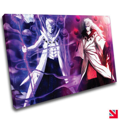 NARUTO ANIME LEINWAND Wandkunst Bilddruck