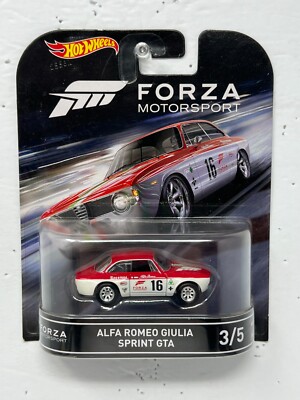 Hot Wheels Retro Entertainment Forza Alfa Romeo Giulia Sprint GTA