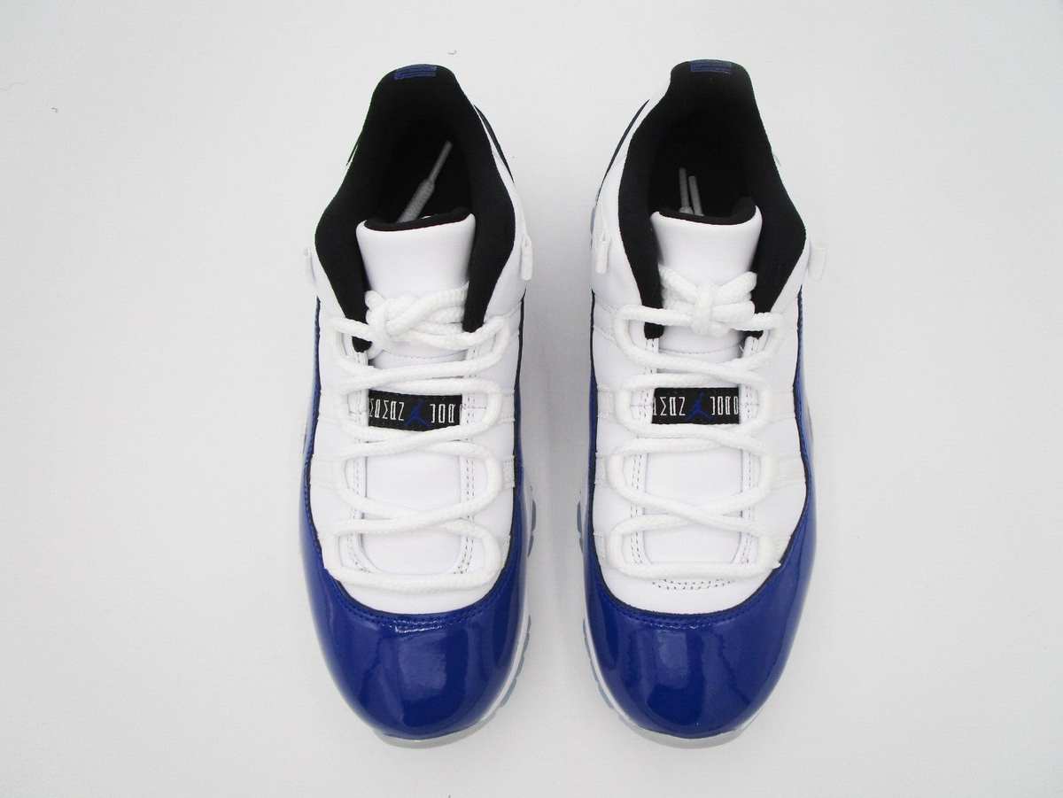 Nike Air Jordan 11 Retro Low White Womens 7.5 Blue White Nike Air Jordan 11 Retro Low White Womens 7.5 Blue White