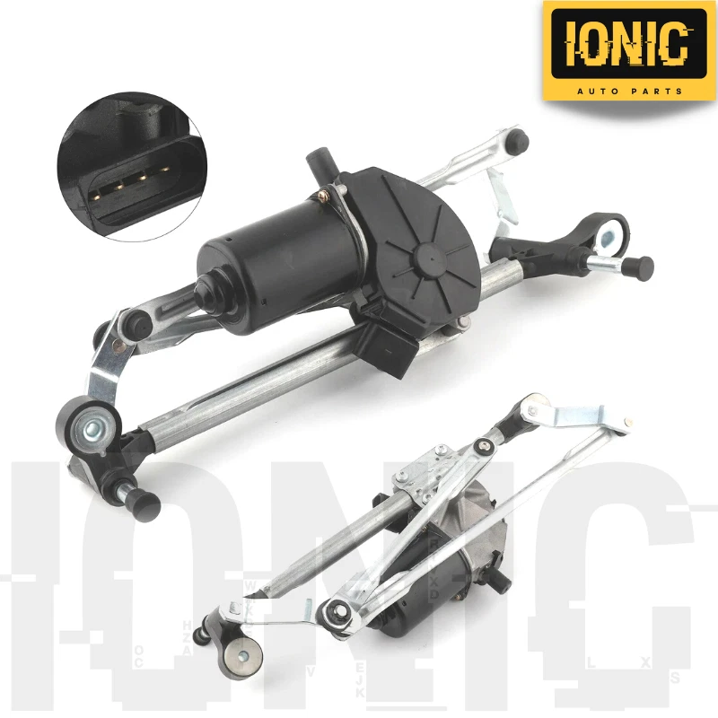 Vauxhall Corsa D & E 2006–2019 Front Windscreen Wiper Motor with Linkage RHD - Image 3 of 4