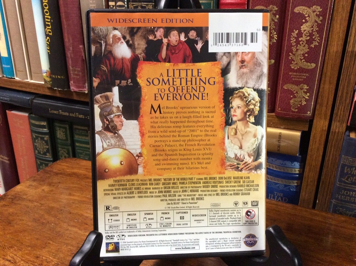 History of the World: Part 1, Mel Brooks, Dom DeLuise, DVD