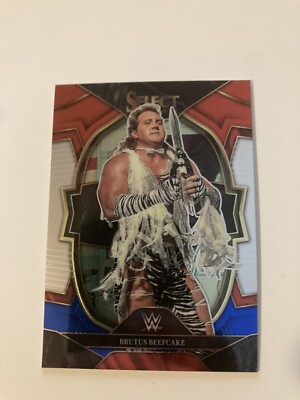 WWE Panini Select 2023 BRUTUS BEEFCAKE Wrestling Red White & Blue Prizm Card 97